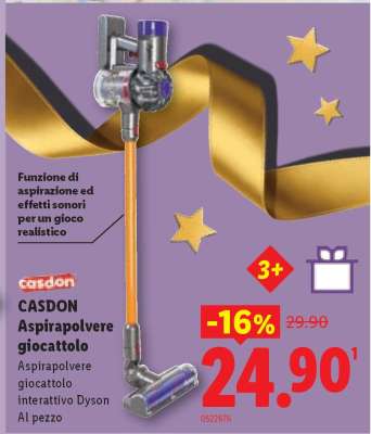 CASDON Aspirapolvere giocattolo