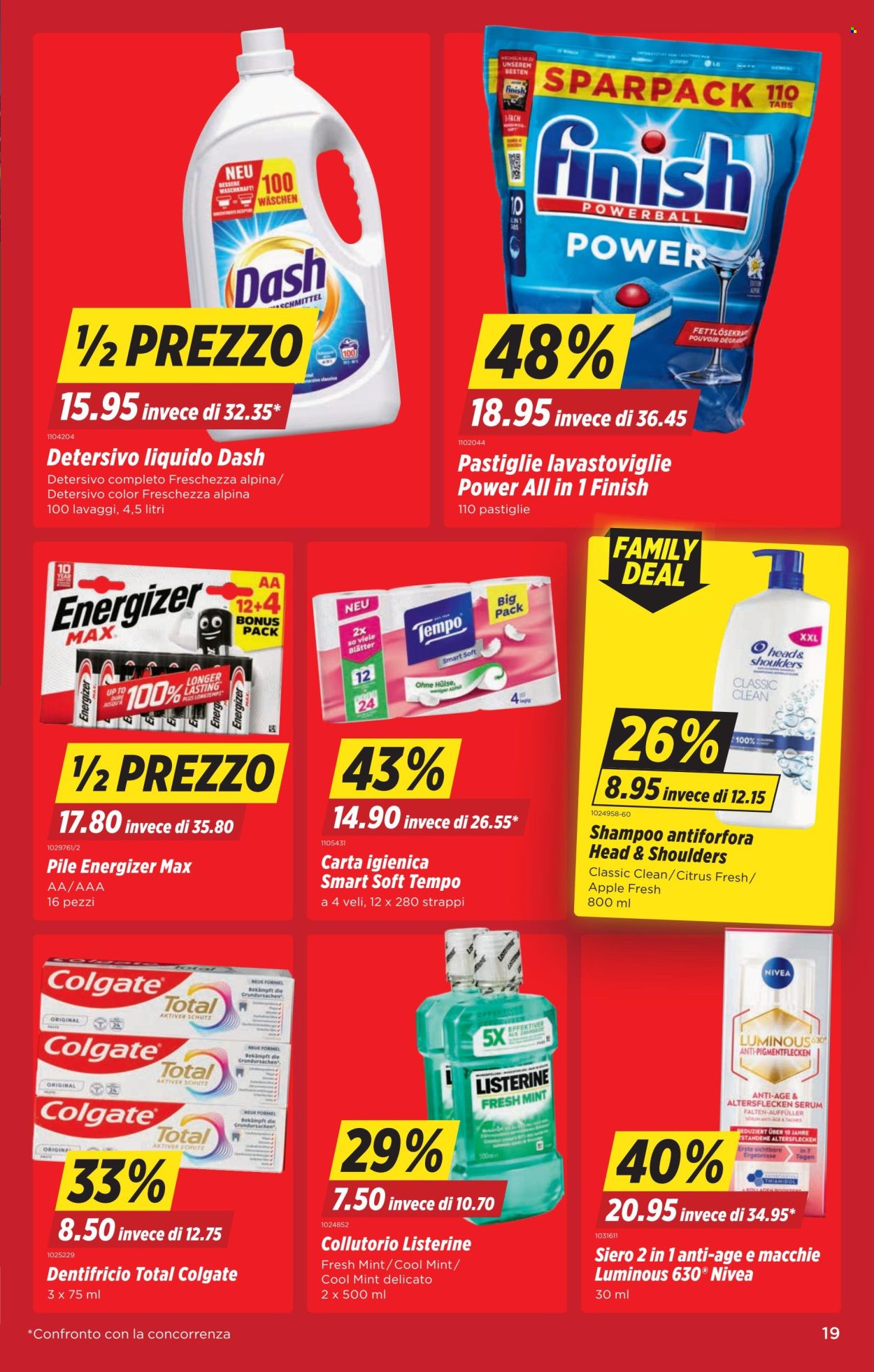 Volantino Denner - 29.10.2026 - 4.11.2026. Pagina 19. Pagina 19