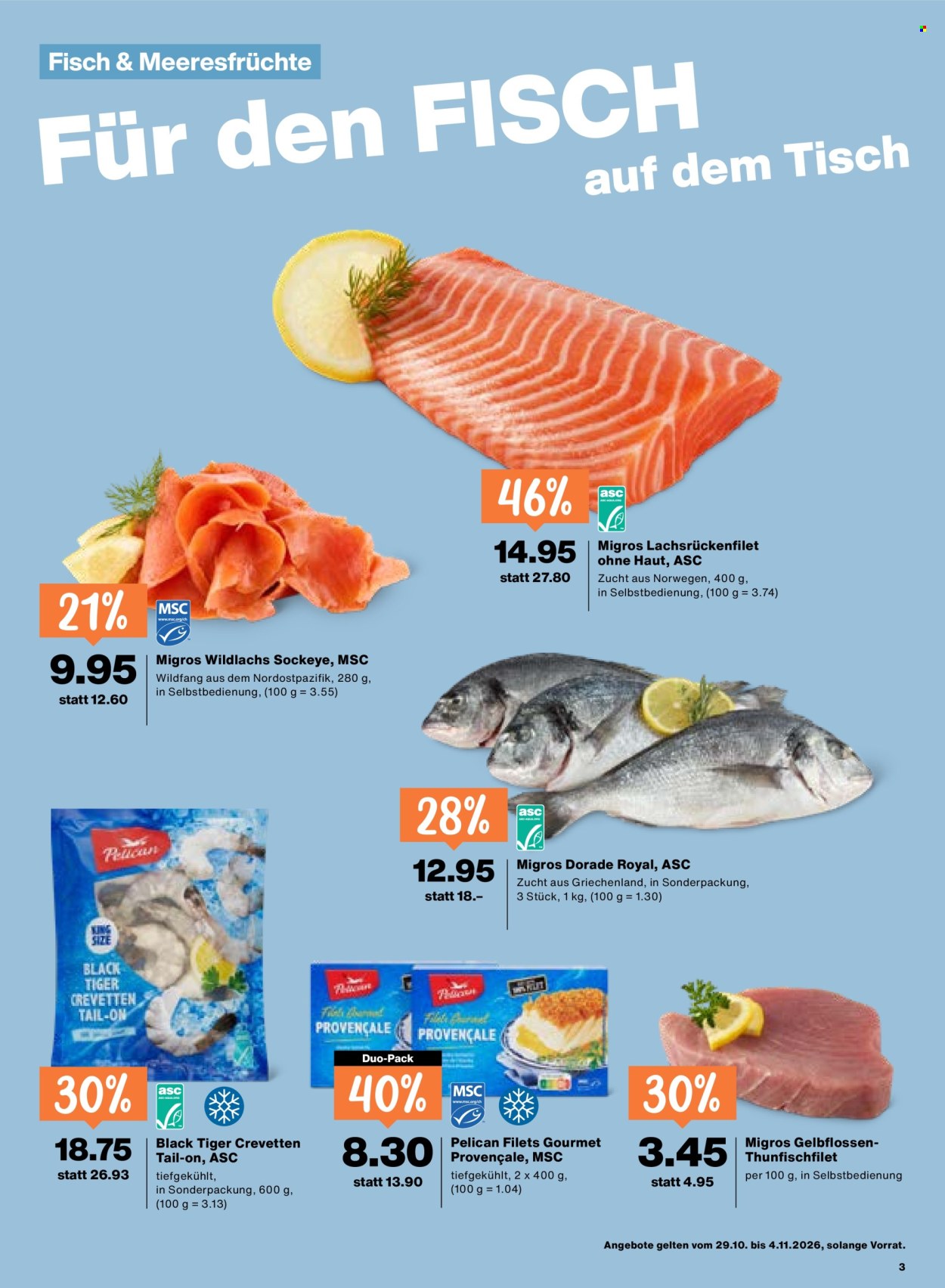 Volantino Migros - 29.10.2026 - 4.11.2026. Pagina 3. Pagina 3