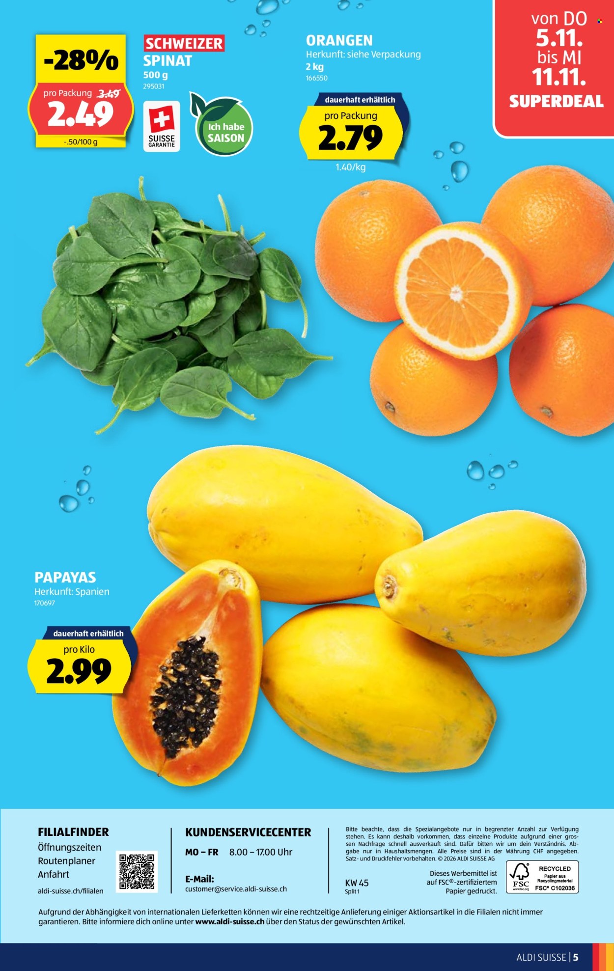 Volantino Aldi - 5.11.2026 - 11.11.2026. Pagina 3. Pagina 3